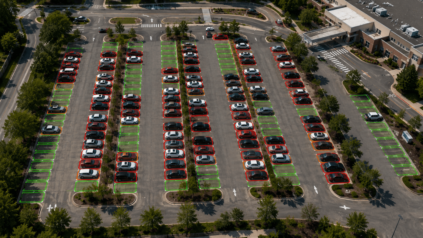 Medical Center Lot D live parking camera feed